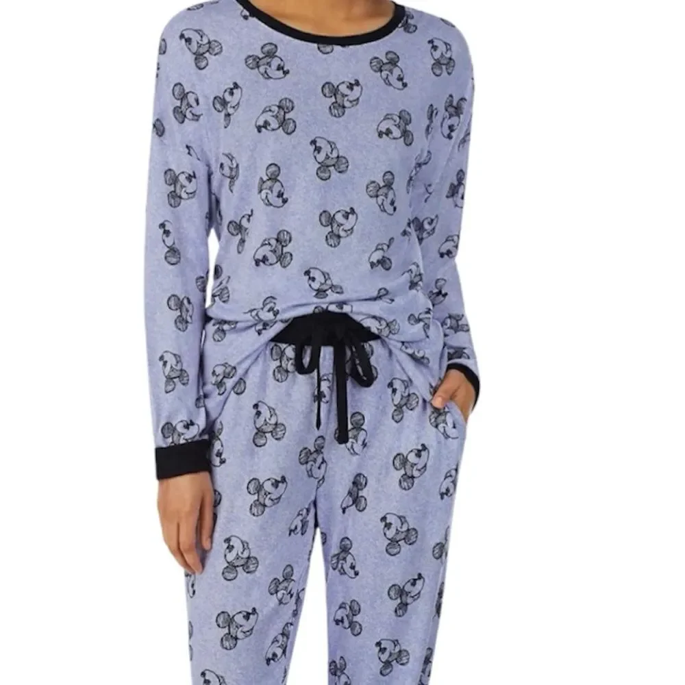 Disney Mickey Mouse Cozy 2-Piece Pajama  Soft Cuddly Comfortable size Small, NWT - Picture 4 of 8